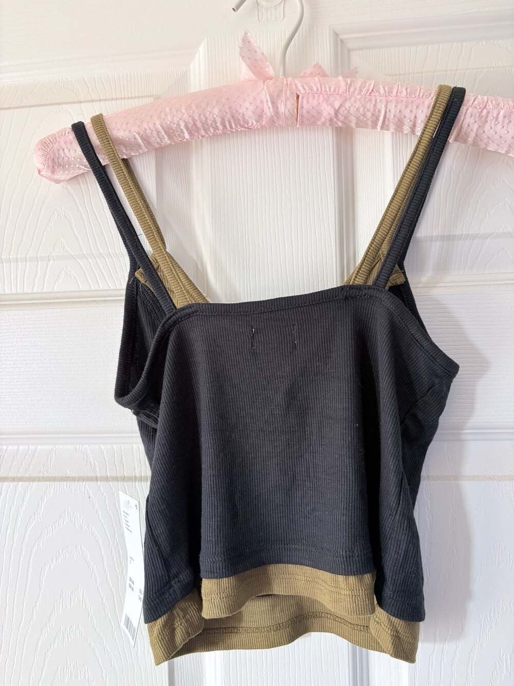 BDG Urban Outfitters Ribbed Cami Top - Carbon, Size S - Picture 7 of 7